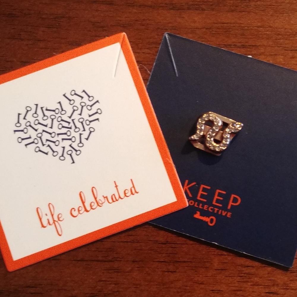 KEEP Collective rose gold snake charm